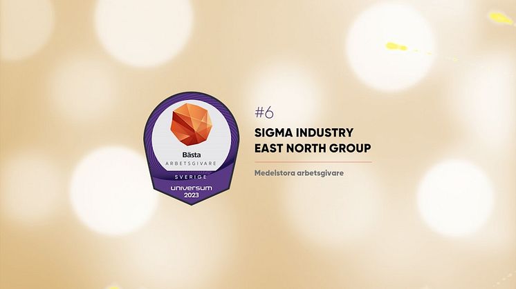 Sigma Industry placerad i toppen som en av Sveriges Bästa Arbetsgivare 