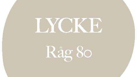 Råg 80 Mosebacke Lycke Kulörplupp