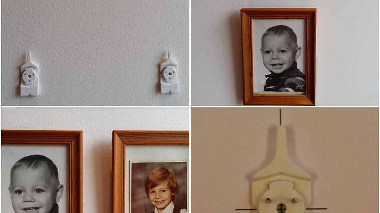 Apponwall montering av tavlor