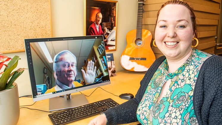 DIGITAL: Sandbeckansvarlig i Anno, Kristine Lundsbakken, inviterer til digital Sandbeckdager første helga i juni. (Foto: Toril C. Skaaraas Hofseth/Anno Glomdalsmuseet)