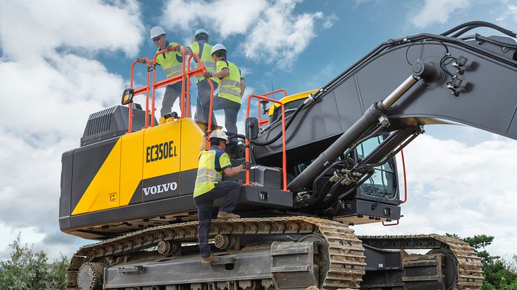 Volvo EC350E - säkerhet
