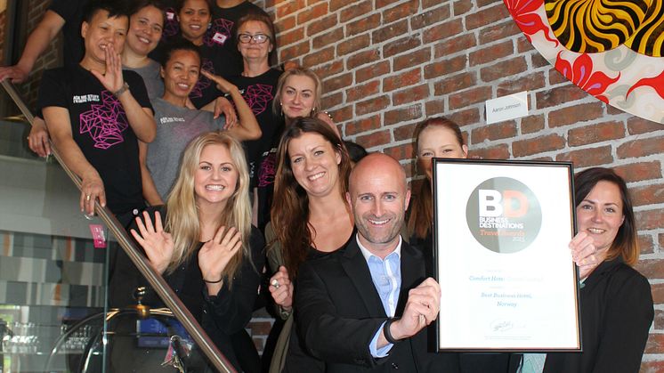 Comfort Hotel Grand Central er best i Norge for forretningsreisende