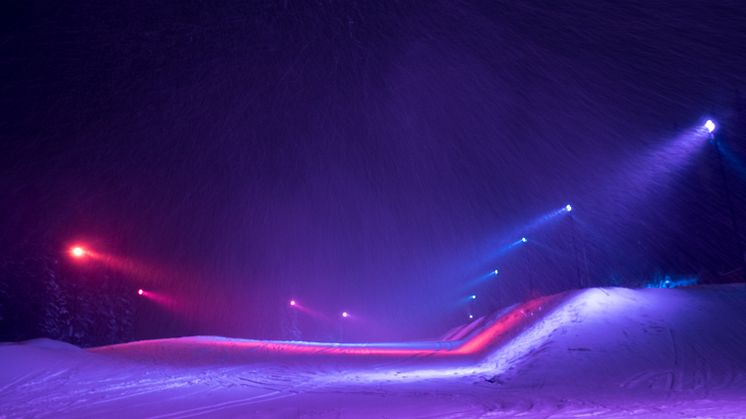 Ambilight Garden in Åre Ambilight Snow Park 