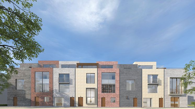 I ett av Lunds största nyetableringsprojekt, Brunnshög, nyproduceras 13 unika radhus. 