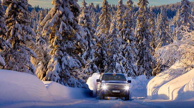 Ford F-150 Lightning Norge vinter 2023