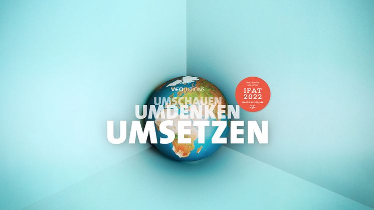 Ökologische Transformation live erleben auf der IFAT 2022