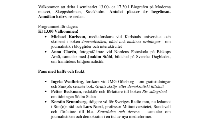MedieSverige 2019  - Hur ser det svenska medielandskapet ut om 10 år?