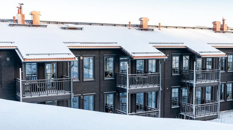 Säfsen Resort erbjuder skidåkning och modernt boende i lägenheter när backen med ski-in/ski-out