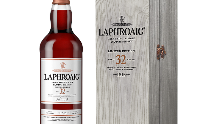 Laphroaig fyller 200 år och firar med exklusiv lansering av 32-årig whisky