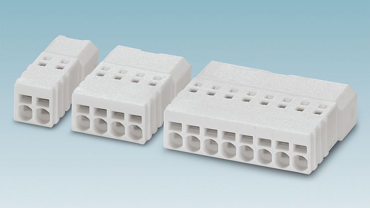 Phoenix Contact supplerer sin pluggforbinderserie PTSM med inverterte utførelser for Wire-to-Wire-forbindelser.