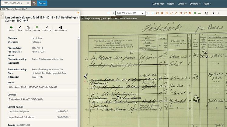 Enklare att hitta sina förfäder i Göteborgs och Bohus län