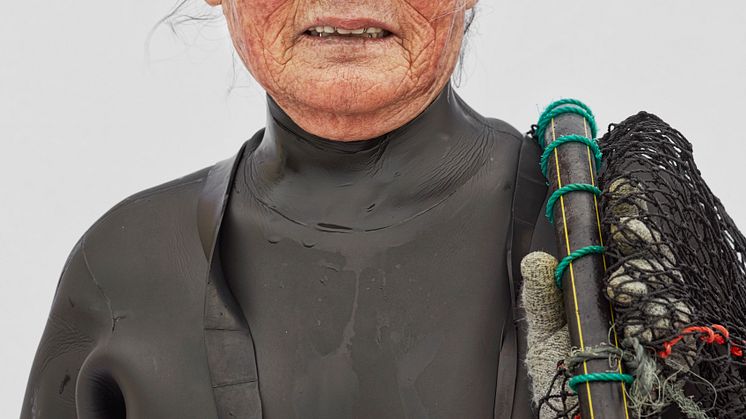 Pressbild: Haenyeo – Havets kvinnor. Utställning på Malmö Museer 26 september 2020-31 januari 2021. Vandringsutställning från Sjöfartsmuseet Akvariet i Göteborg. 