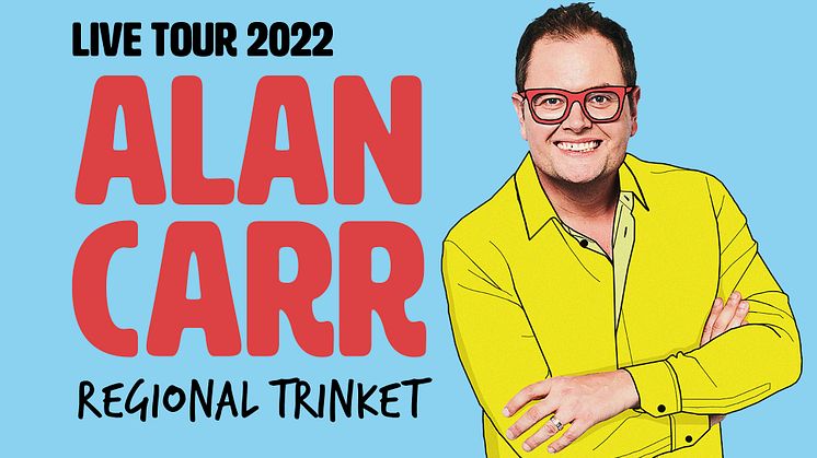 Alan Carr till Nöjesteatern 26 oktober 2022