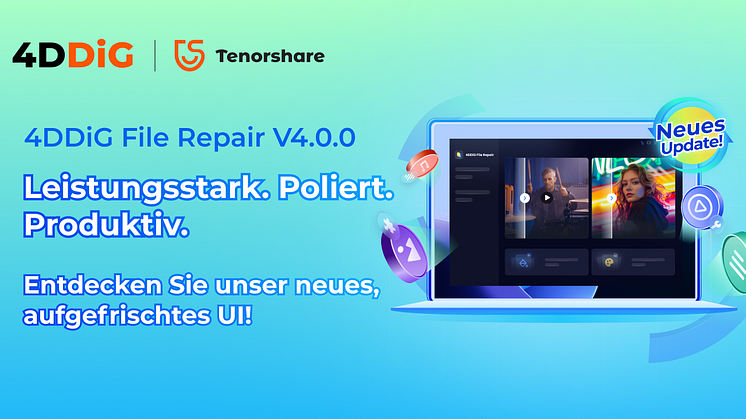 4DDiG File Repair die neue Version 4.0.0