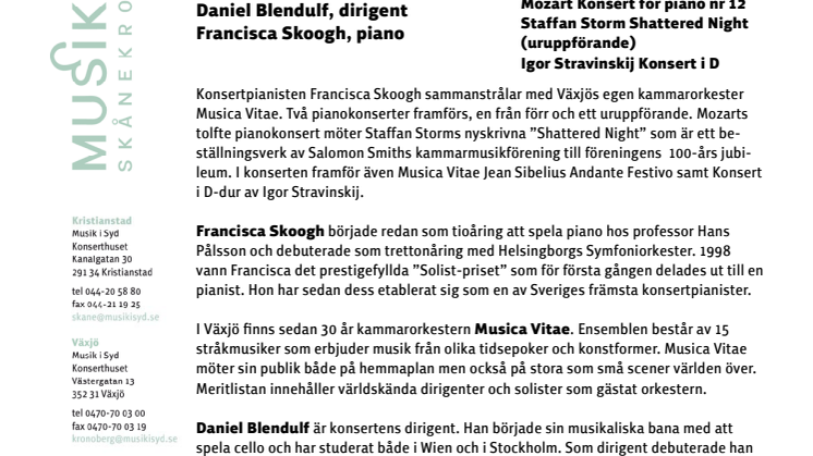 Sveriges äldsta kammarmusikförening Salomon Smith firar 100 årsjubileum!
