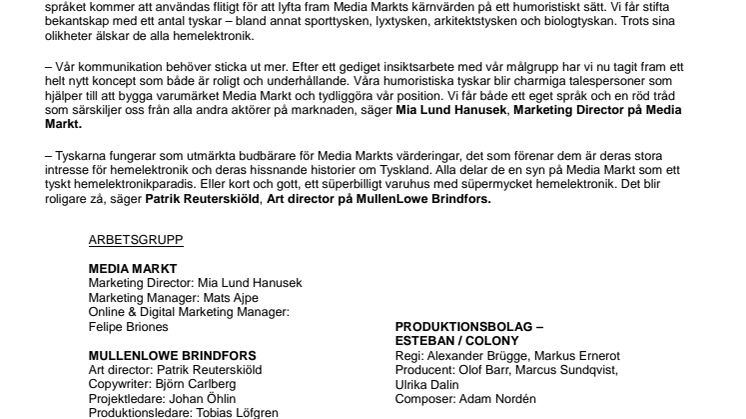 Media Markt lanserar ”Das Koncept”
