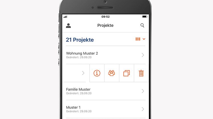 Hager Ready - Projekte erstellen und teilen