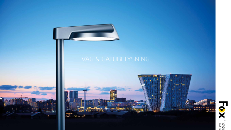 Fox Väg & Gatubelysning. PDF på 28 sidor