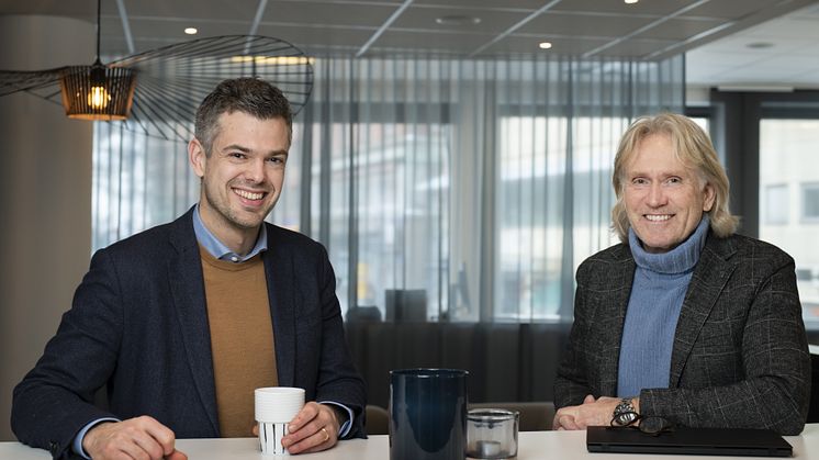 Erik Staxäng tillsammans med Bengt Ulvsgärd 