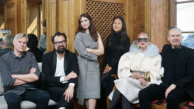 Från vänster: Mats Gustafson, Johan Lindeberg, Elin Frendberg, JoAnn Tan, Ingela Klemetz-Farago, Per Engsheden. Bild: Maja Flink.