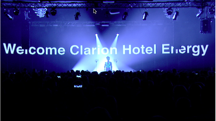 Elektrisk stemning under innvielsen av Clarion Hotel Energy