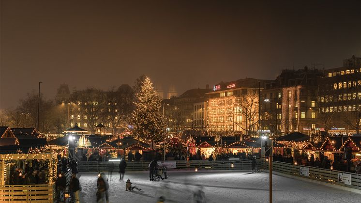 Das Wienachtsdorf in Zürich