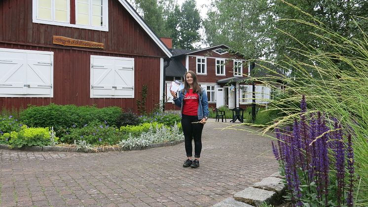 Zara Lesage Olsson är en av sommarens 384 feriearbetare i Hässleholms kommun. 