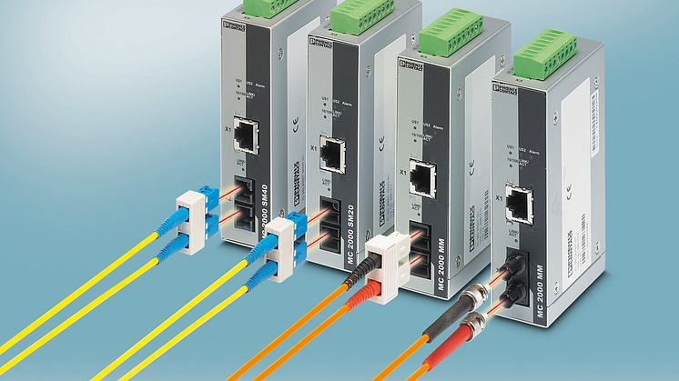Hurtige mediekonvertere til Ethernet applikationer i realtime