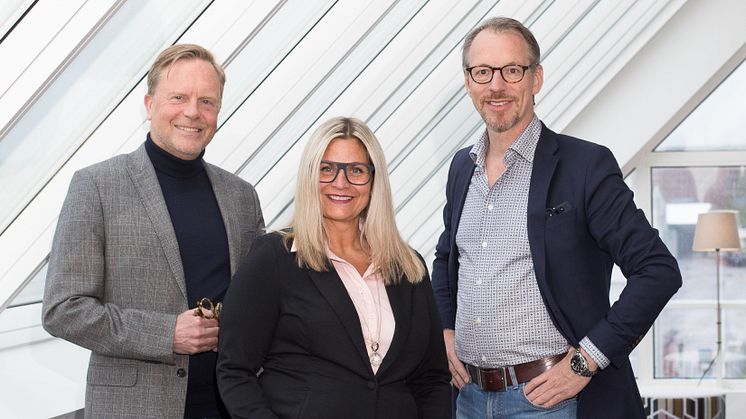 Göran Eriksson, Rosalie Pellerone och Jonas Forsman. Foto: Kristina A. Nebron.