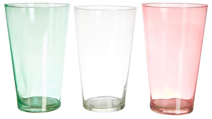 Glasvas flera färger