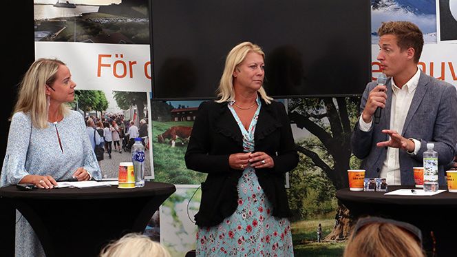 Karolina Losell, Roslagens Sparbank, Catharina Elmsäter Svärd, Sveriges Byggindustrier och Emil Källström Centerpartiet.