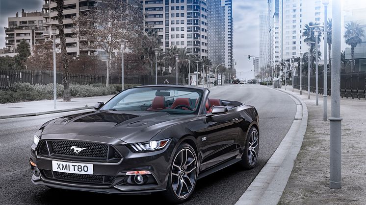 Nye Ford Mustang lanseres for første gang i Europa i 2015