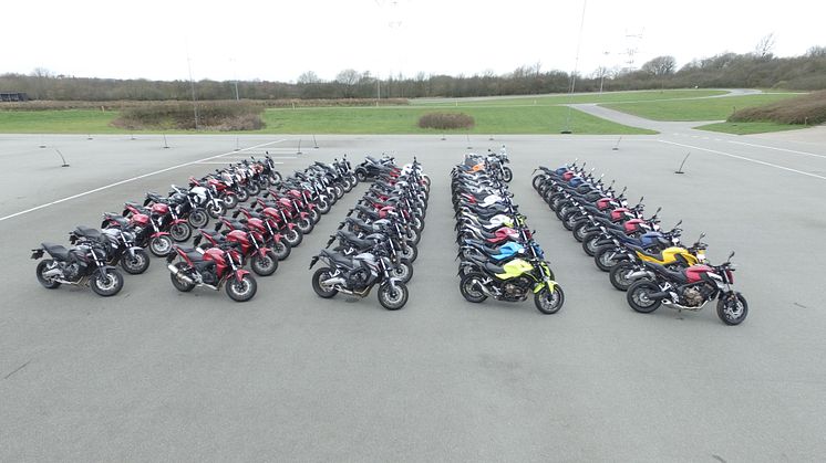 Danmarks største køreskole køber 70 nye motorcykler