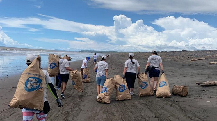 Smurfit Kappas anställda över världen arbetade för World Cleanup Day