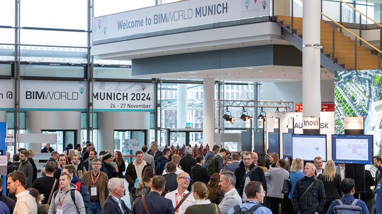 Besucher und Fachleute der BIM World MUNICH erleben am 26. und 27. November 2024 im ICM spannende Vorträge aus der Schweiz sowie weitere innovative Projekte und Technologien. Foto: RM Rudolf Müller Events GmbH/Chris Hartlmaier