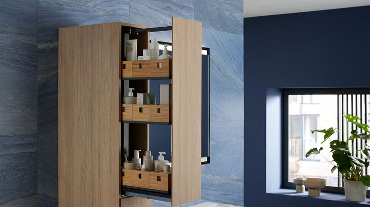 2024 Geberit Mix & Match tall cabinet cargo oak open_Big Size.jpg