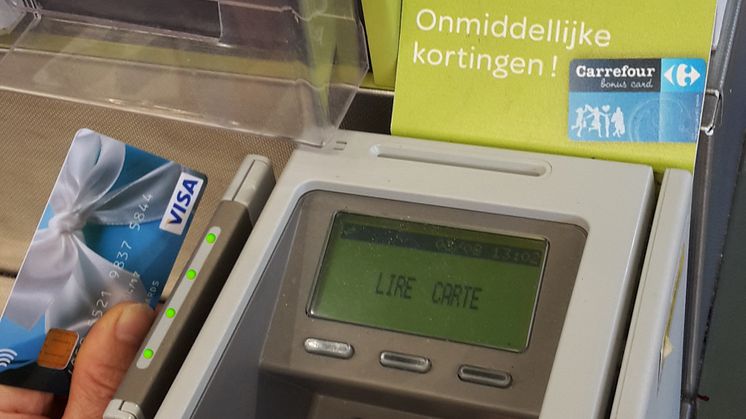Paiements sans contact chez Carrefour