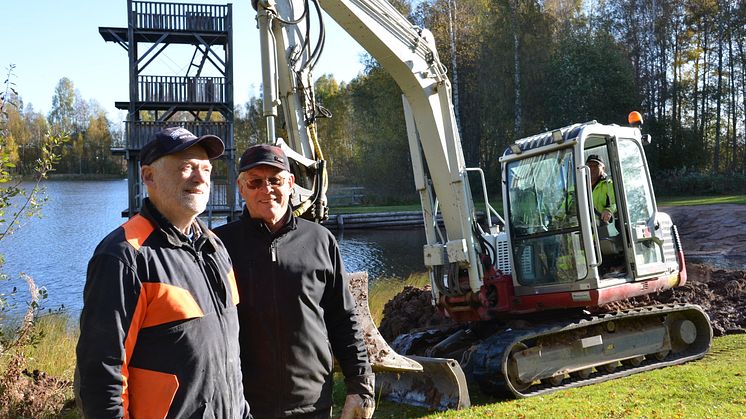 Badplatsen i Västannor rustas upp