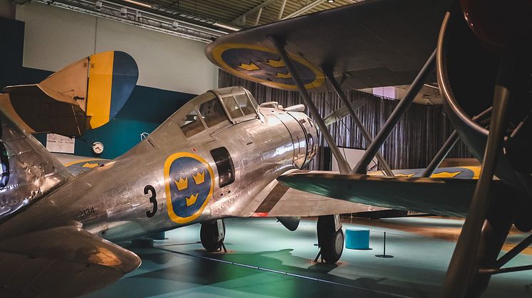 Flera besöksmål i Linköping har haft en stark besökssommar. Ett exempel är Flygvapenmuseum som ökade antalet besökare jämfört med förra året. Bilden är tagen i nya utställningen Flygfärdig. Foto: Visit Linköping