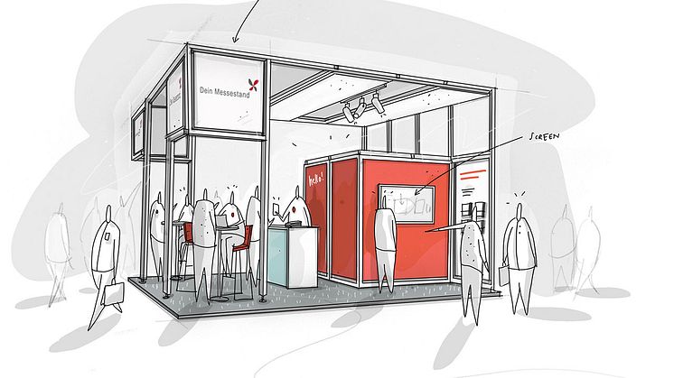 Modularer Messebau: System Messestand © Dein Service GmbH
