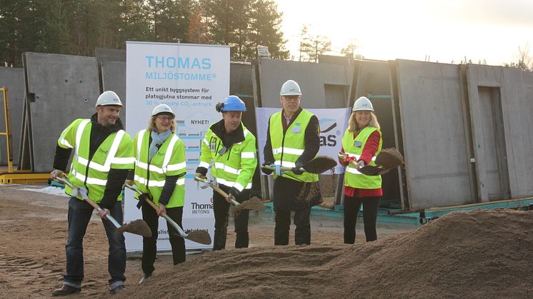 Lars Dahle´n Näringslivsstrateg, Heby Kommun,  Marie Wilén Kommunalråd (Heby), Jan-Erik Kullberg, Thomas Betong,   Patrik Schelin, vd Hifab AB, Carina Edblad, vd Thomas Betong AB
