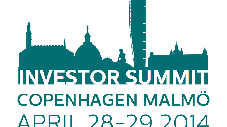 Internationella investerare till Malmö och Köpenhamn 28-29 april