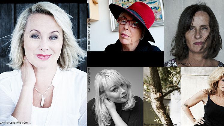 Louise Hoffsten, Katerina Janouch och Yvonne Hirdman m.fl. klara till Kristianstad Bokfestival 2015