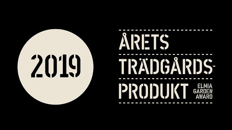 Pressinbjudan: Välkommen till prisutdelning för Årets Trädgårdsprodukt 2019