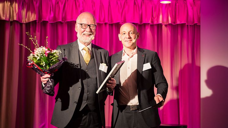 ​Rolf Lundström, grundare av Provobis tilldelades utmärkelsen Årets Förebildsentreprenör på Entreprenörsgalan Väst