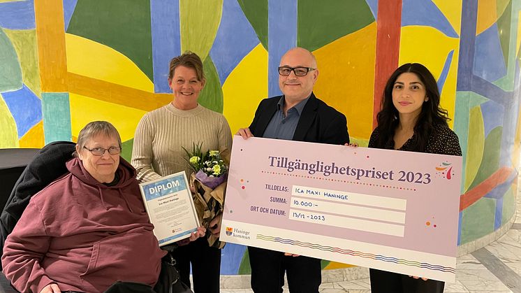 Vinnare av Hederspriset för tillgänglighet 2023
