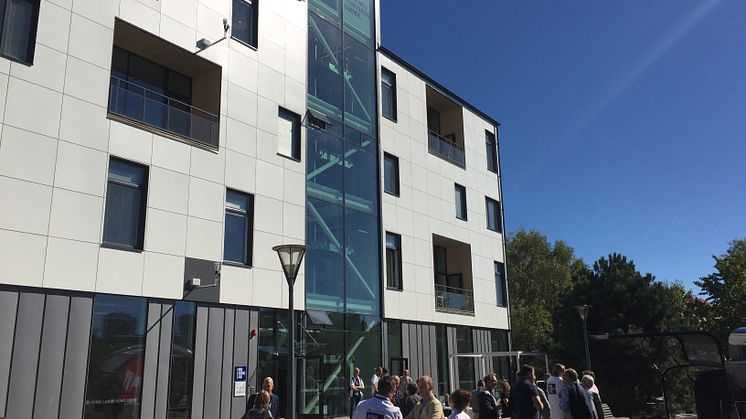 Ministern för högre utbildning och forskning på plats i HSB Living Lab