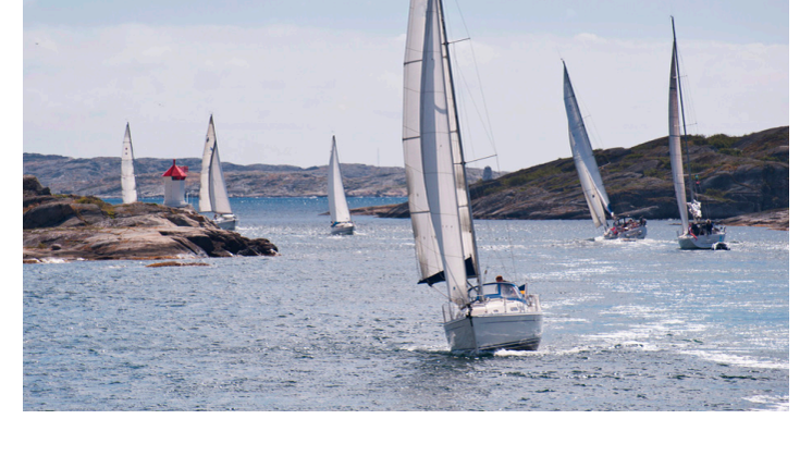 Riksbyggen vid målgången Volvo Ocean Race