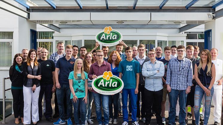 17 neue Auszubildende am Arla Standort Pronsfeld