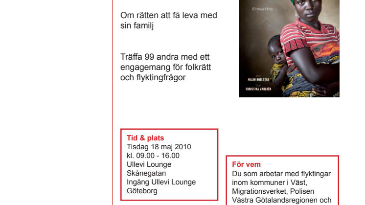 Konferens om krigens offer - en dag om våldet mot kvinnor och barn